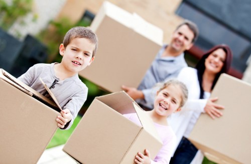 Planning flat removals in Camdentown with boxes and moving supplies