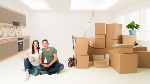 Removal team loading furniture during a Camdentown relocation