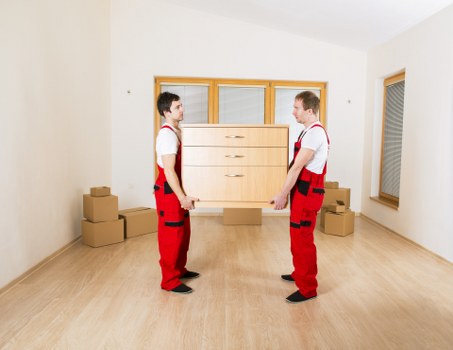 Customer loading a portable storage container at a Camdentown property